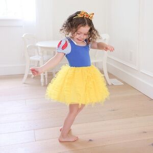 Posh Peanut Disney Tulle Snow White Dress